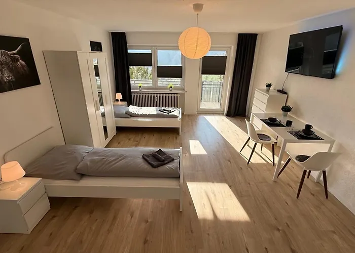 Appartement Gna02 - Zeitgemaesse Apartments Mit Modernen Kuechen, Balkon & Parkplatz Lüdenscheid